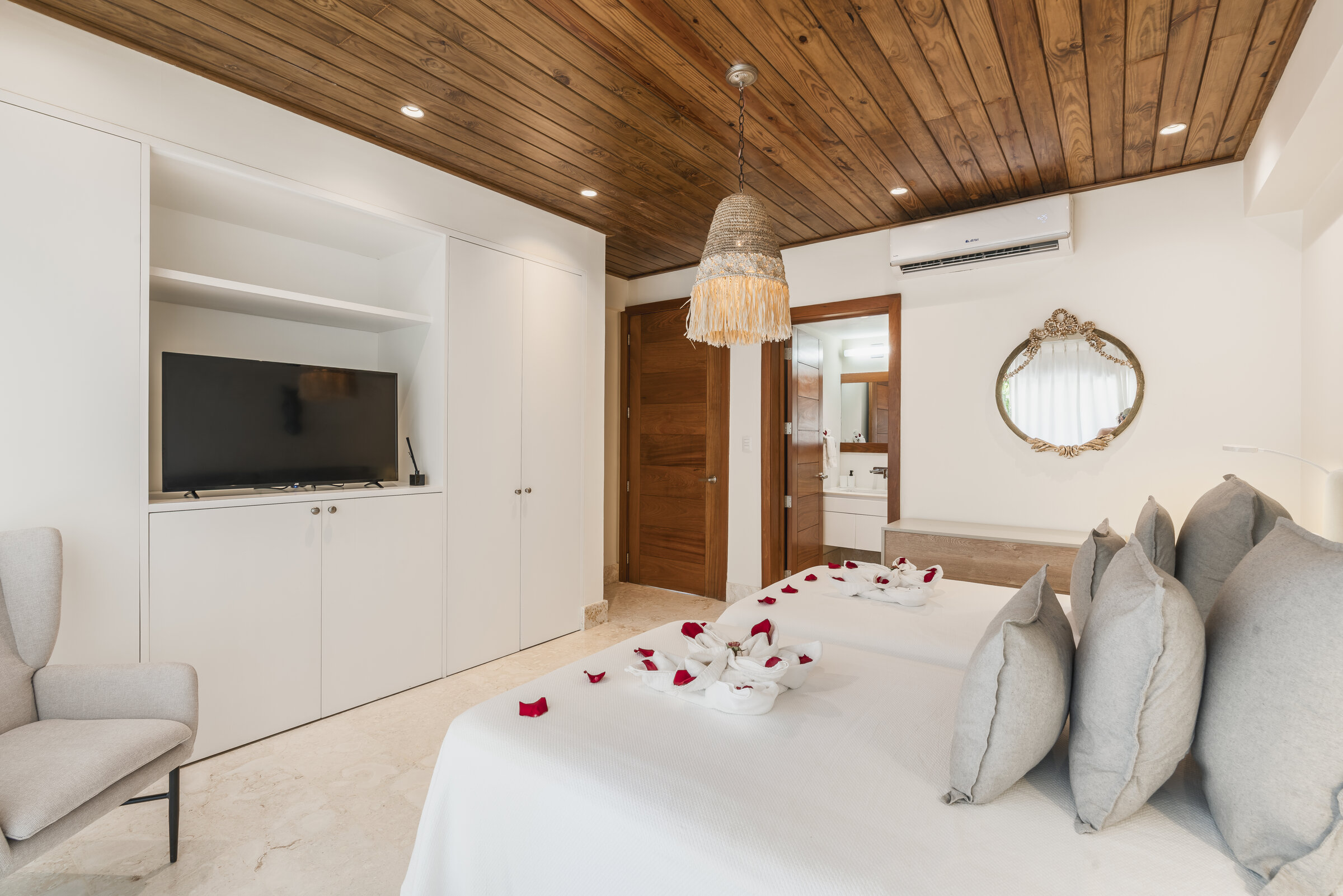 Habitación Bávaro Villa Eden — dormitorio con camas individuales
