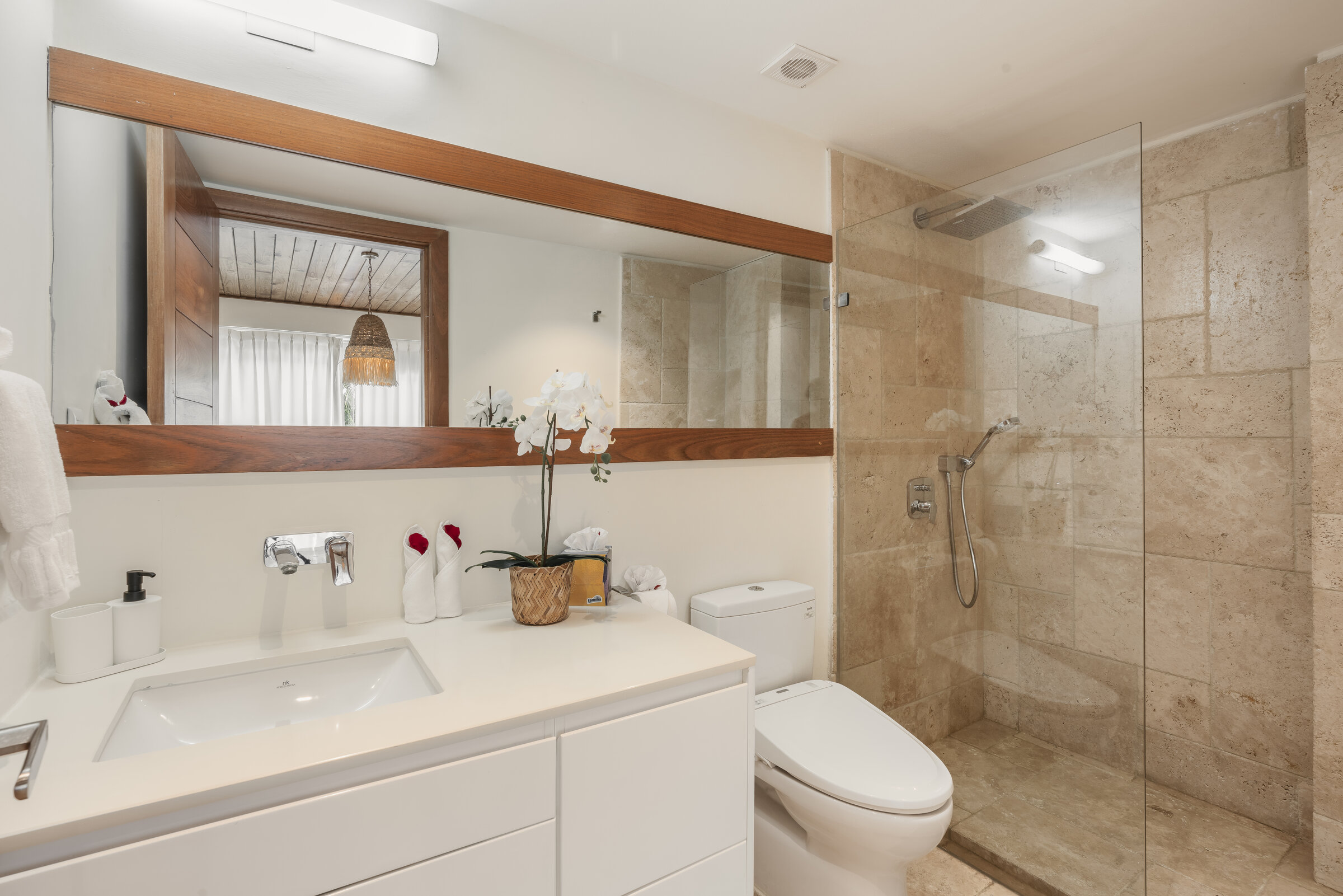 Habitación Bávaro Villa Eden — baño privado
