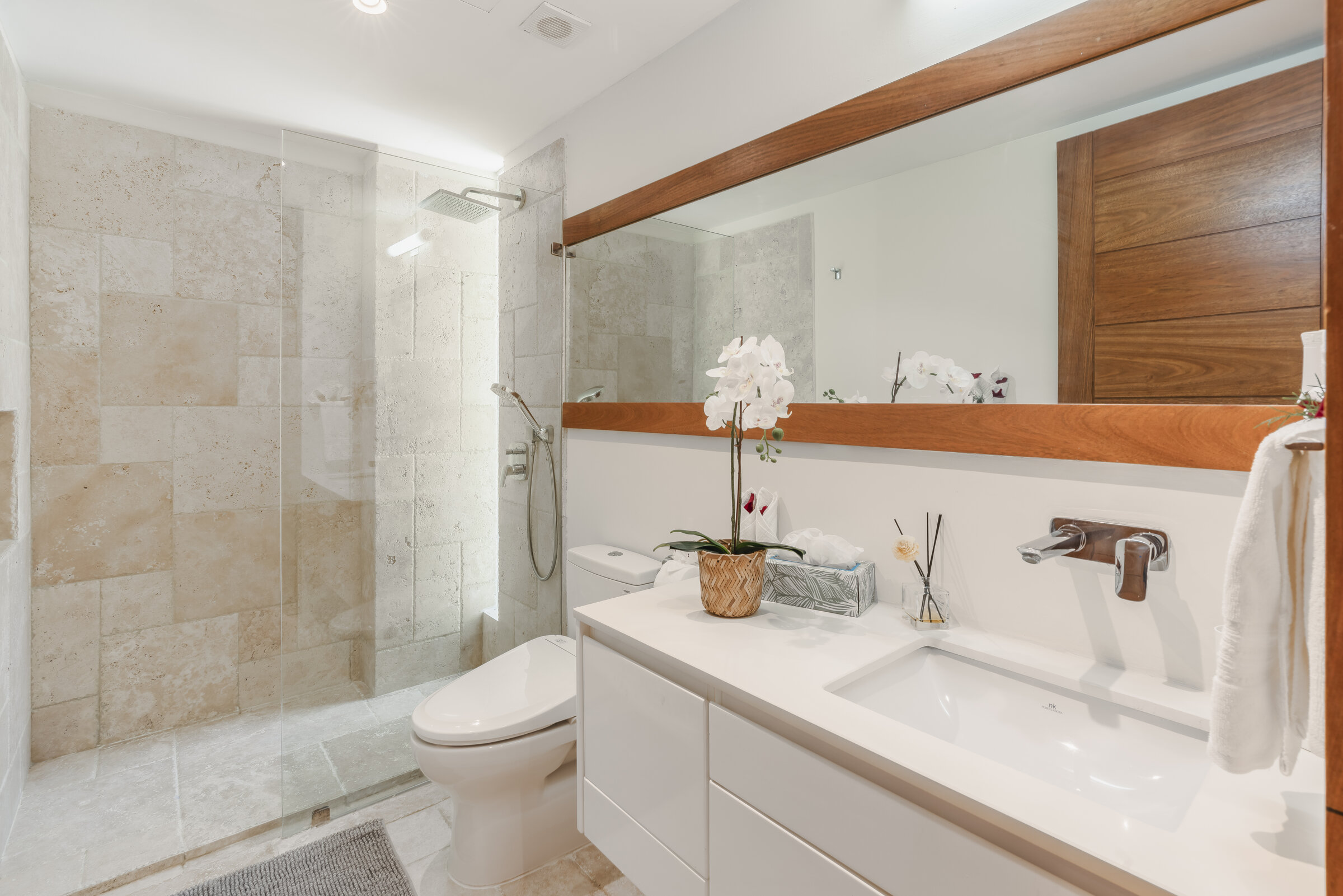 Habitación Isla Catalina Villa Eden — baño privado